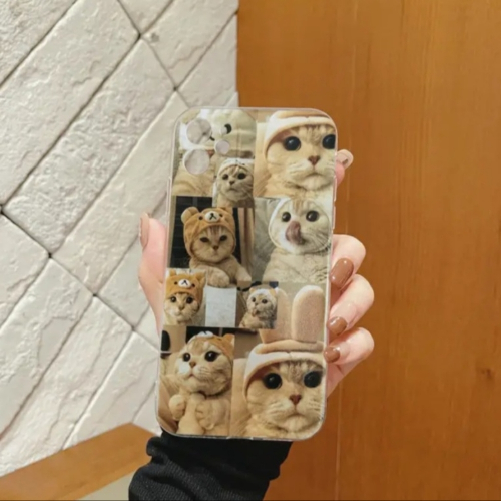 Iphone 14 Pro Max Cats Pattern Phone Case